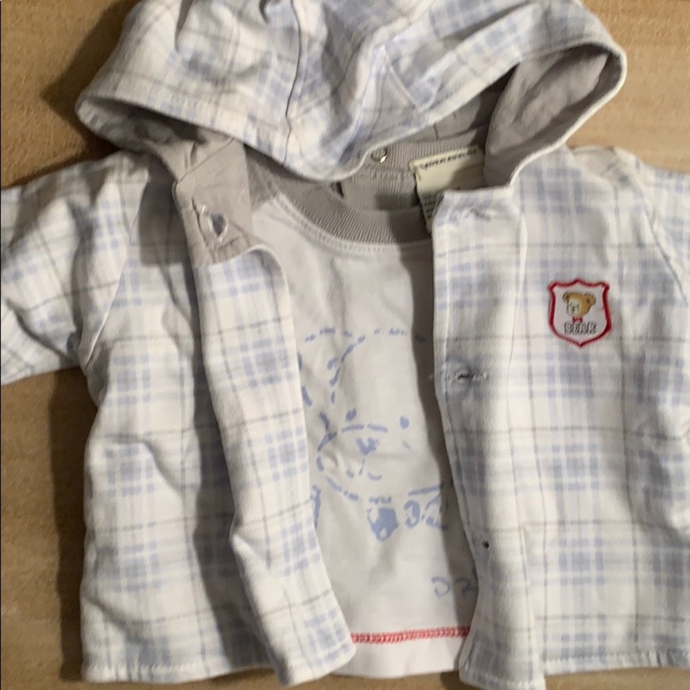 Laura Ashley jacket and t-shirt set Size: 3M